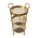 Switch 3-Tier Gold Trolley with Removable Trays 2 image