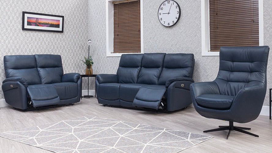 Torino Navy Electric sofa