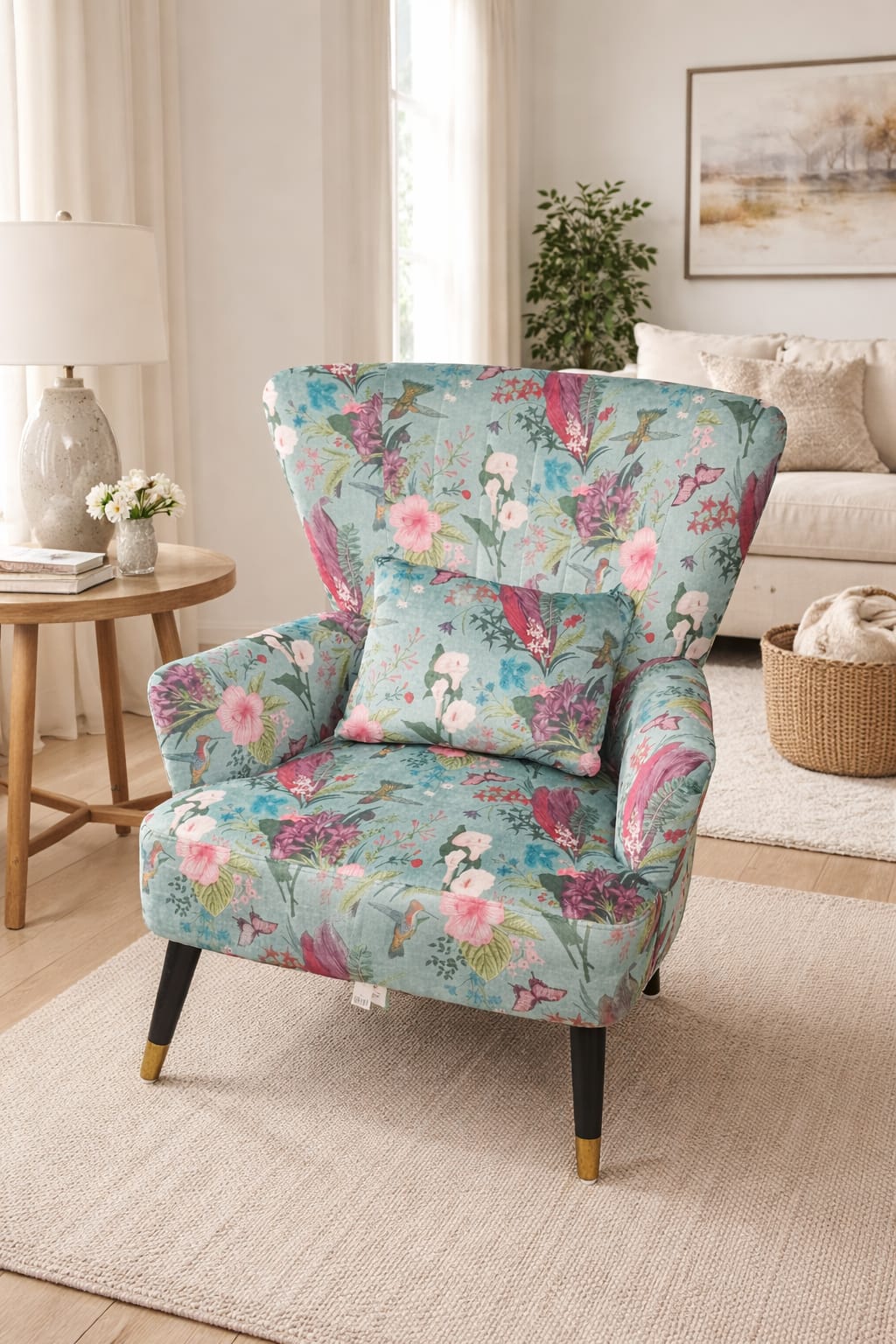 Floral Armchair