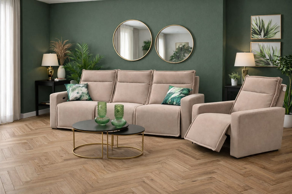 Serena  2 seater Sofa with  centre console